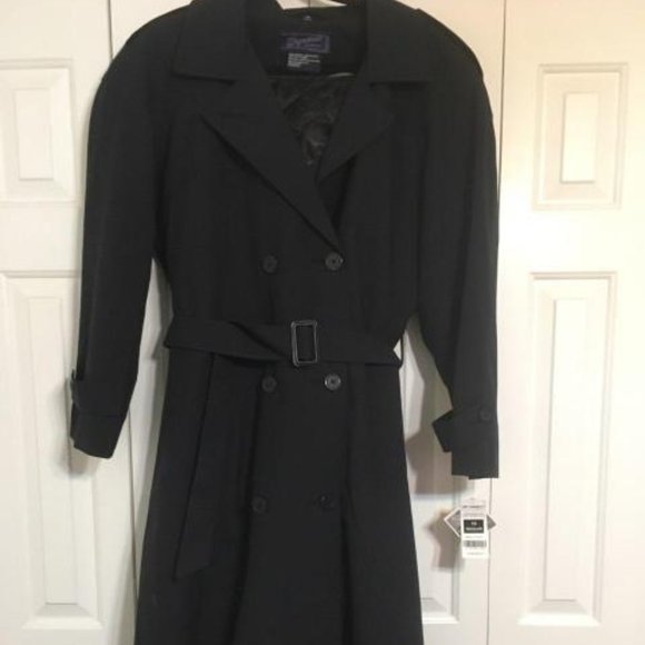 Signature Collection Wool blend Raincoat 14 - Picture 1 of 4